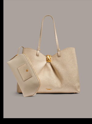 CAMBRIC SNAKE TOTE