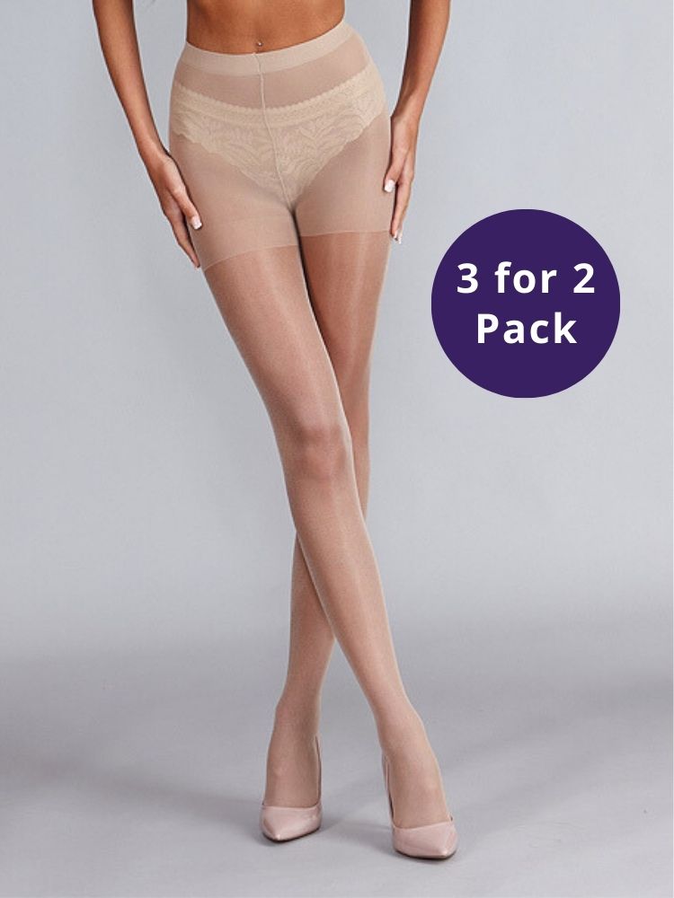 Image of Silky Super Shine Sheer Tights 3 for 2 Pack