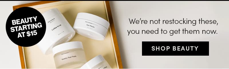 Beauty Starting At $15