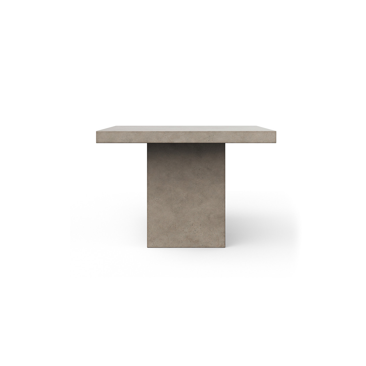 Image of Fulton Brutalist 59" Square Bar Height Concrete Dining Table