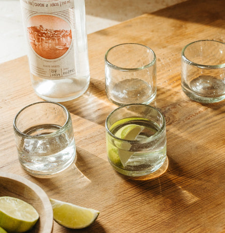 Recycled Mezcalita Glass, Set of 4