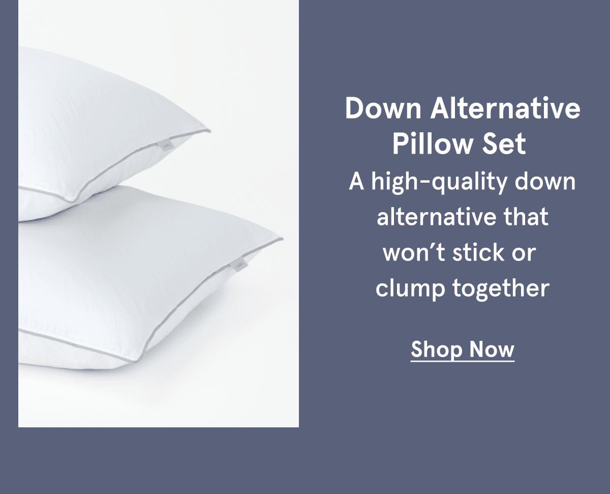 Down Alternative Pillow Set | Shop Now
