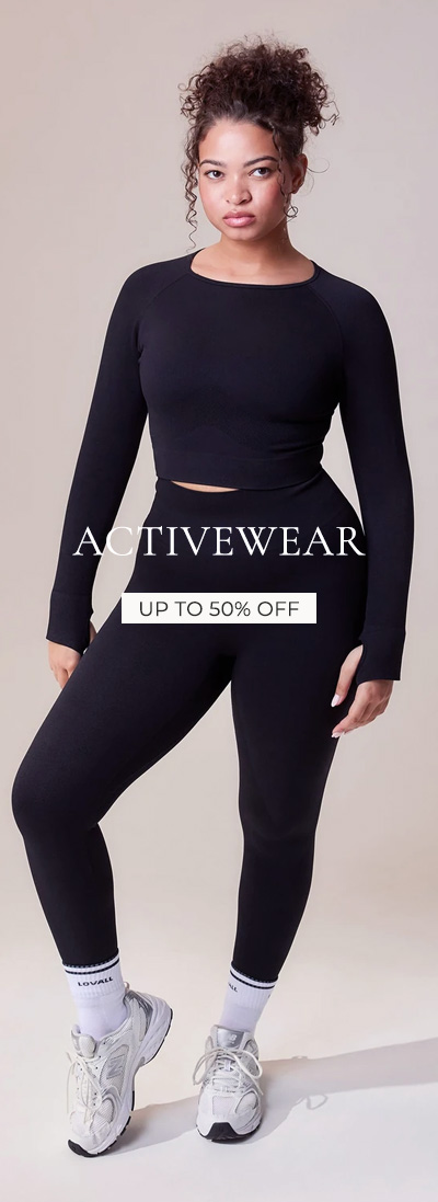 ACTIVEWEAR UP TO 50% OFF