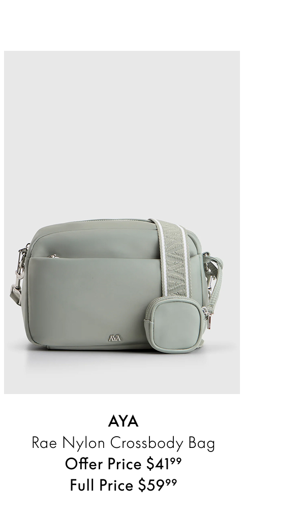 AYA Rae Nylon Crossbody Bag