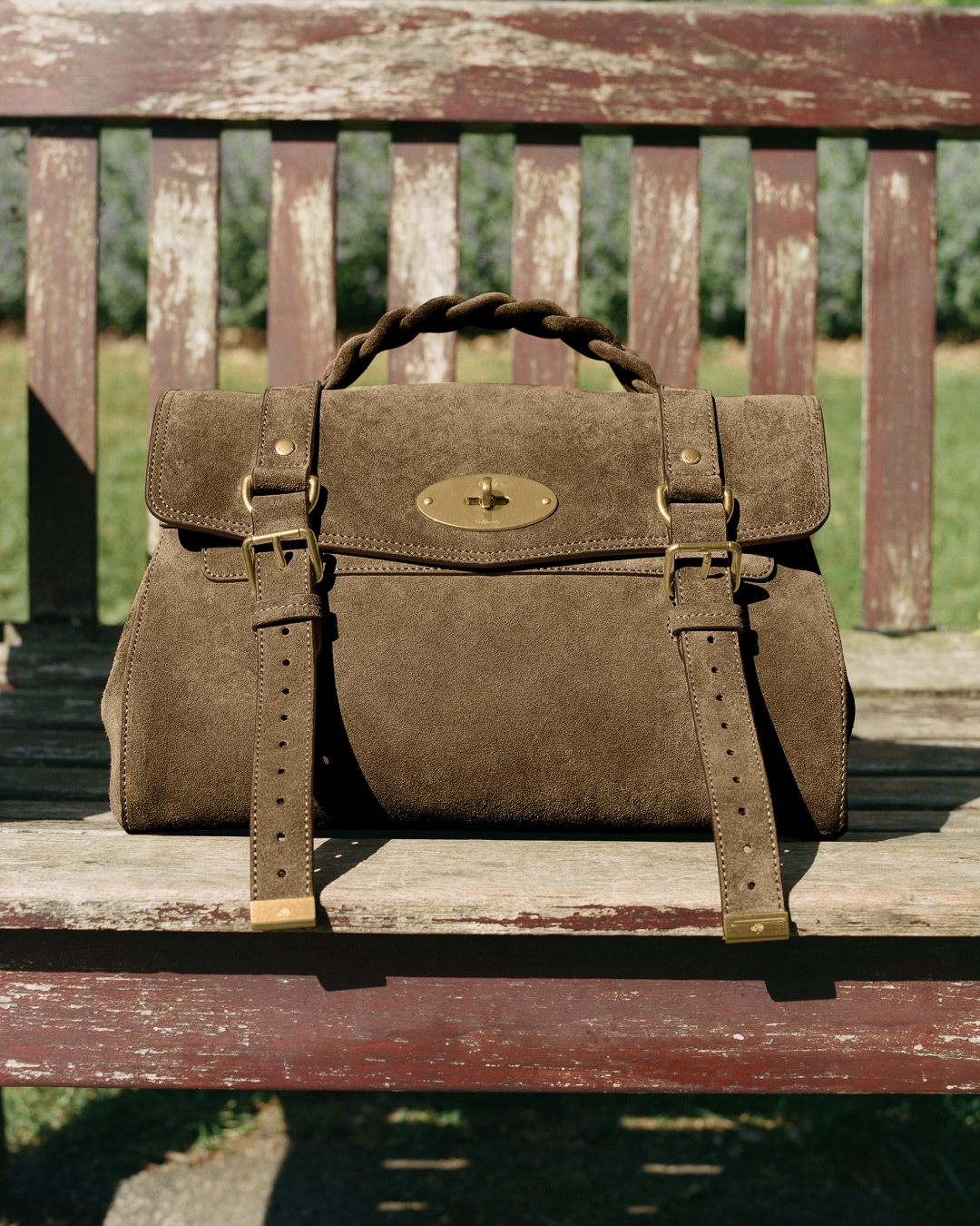 Alexa Bag in Salcombe Sand Suede