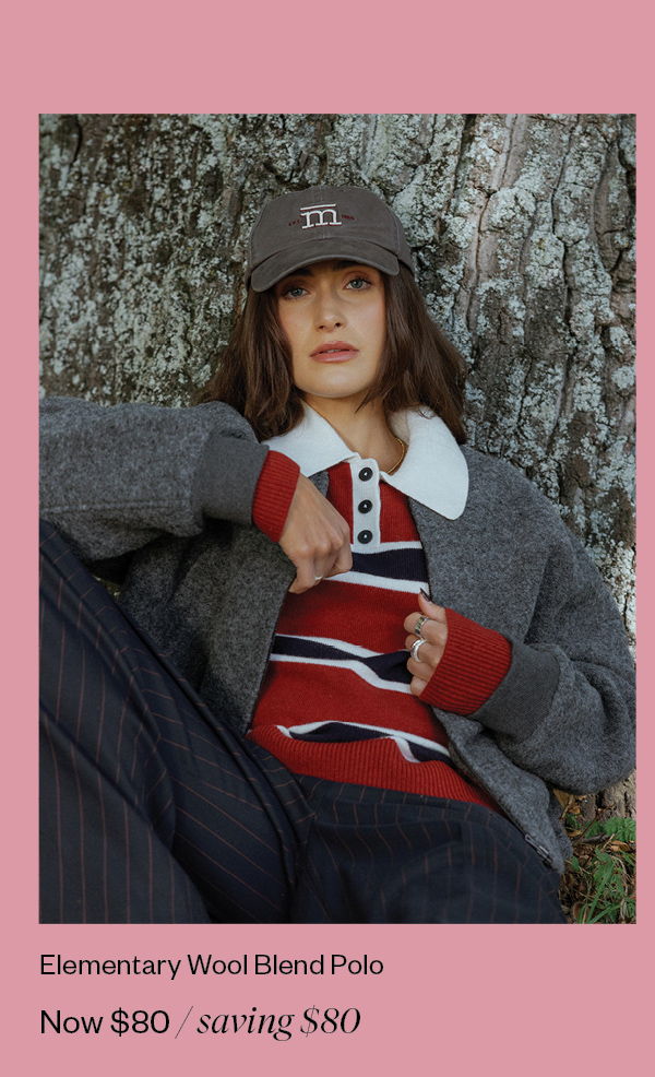 Elementary Wool Blend Polo