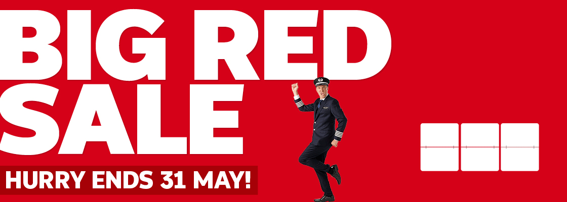 BIG RED SALE - STAYS SAVE 75%*