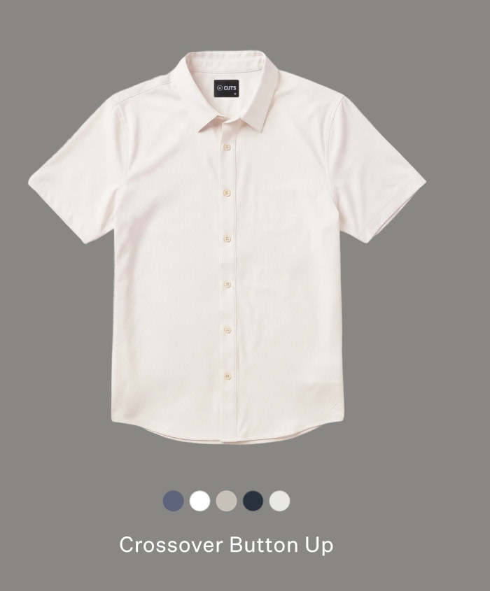 Crossover Button Up