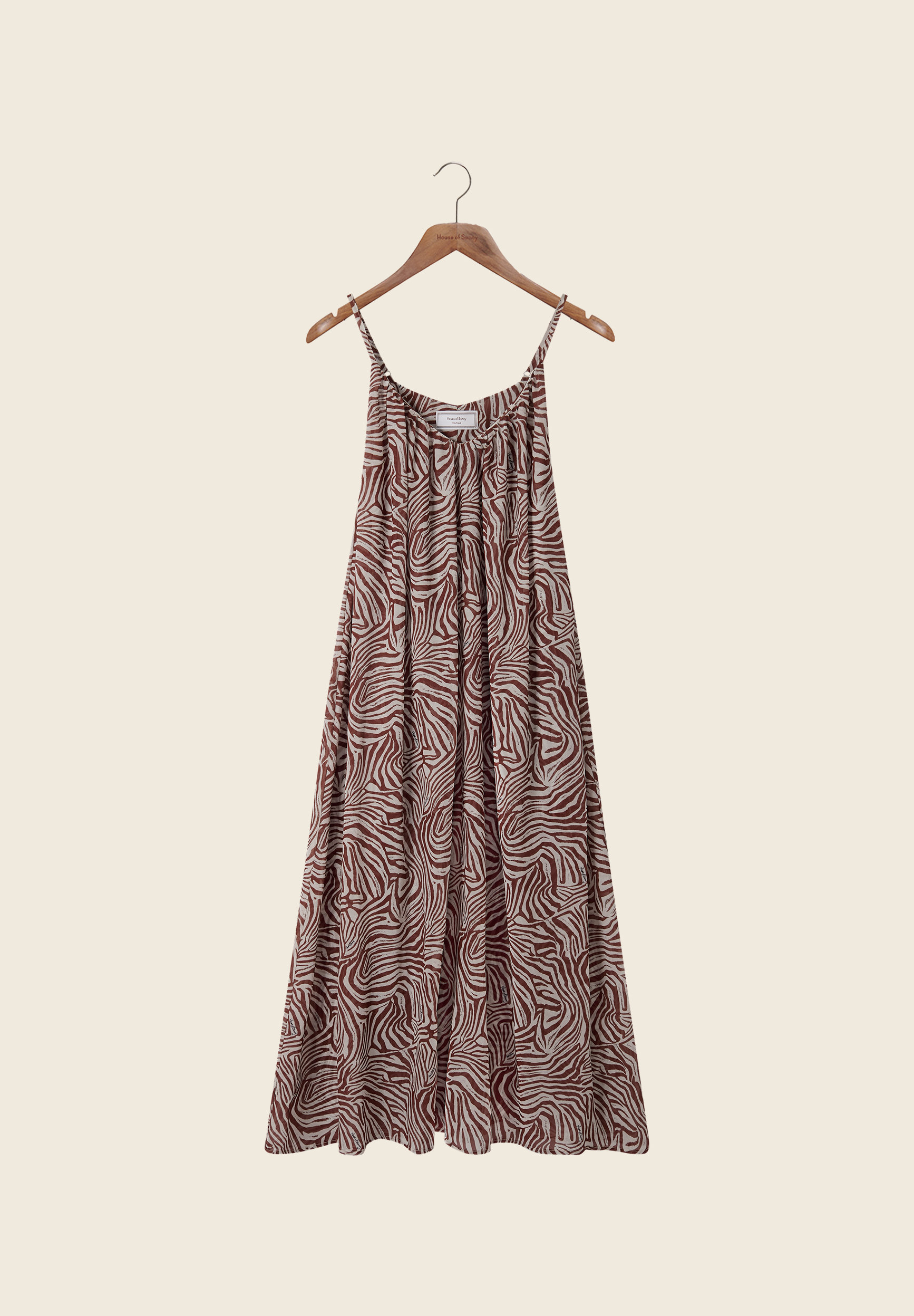 ZEBRA TRAPEZE  DRESS