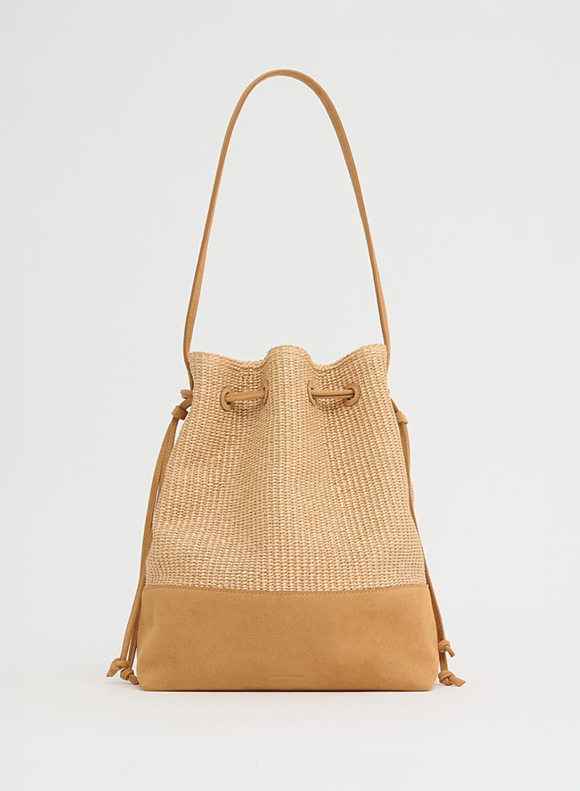 MANSUR GAVRIEL - Drawstring Raffia Cabas - Natural