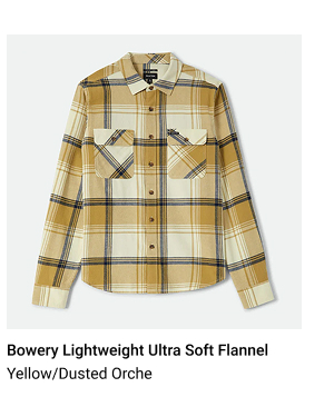 Bowery Lightweight Ultra Soft Flannel