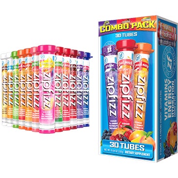 Zipfizz Multi-Vitamin Energy Hydration Drink Mix Single Flavor or Variety Pack