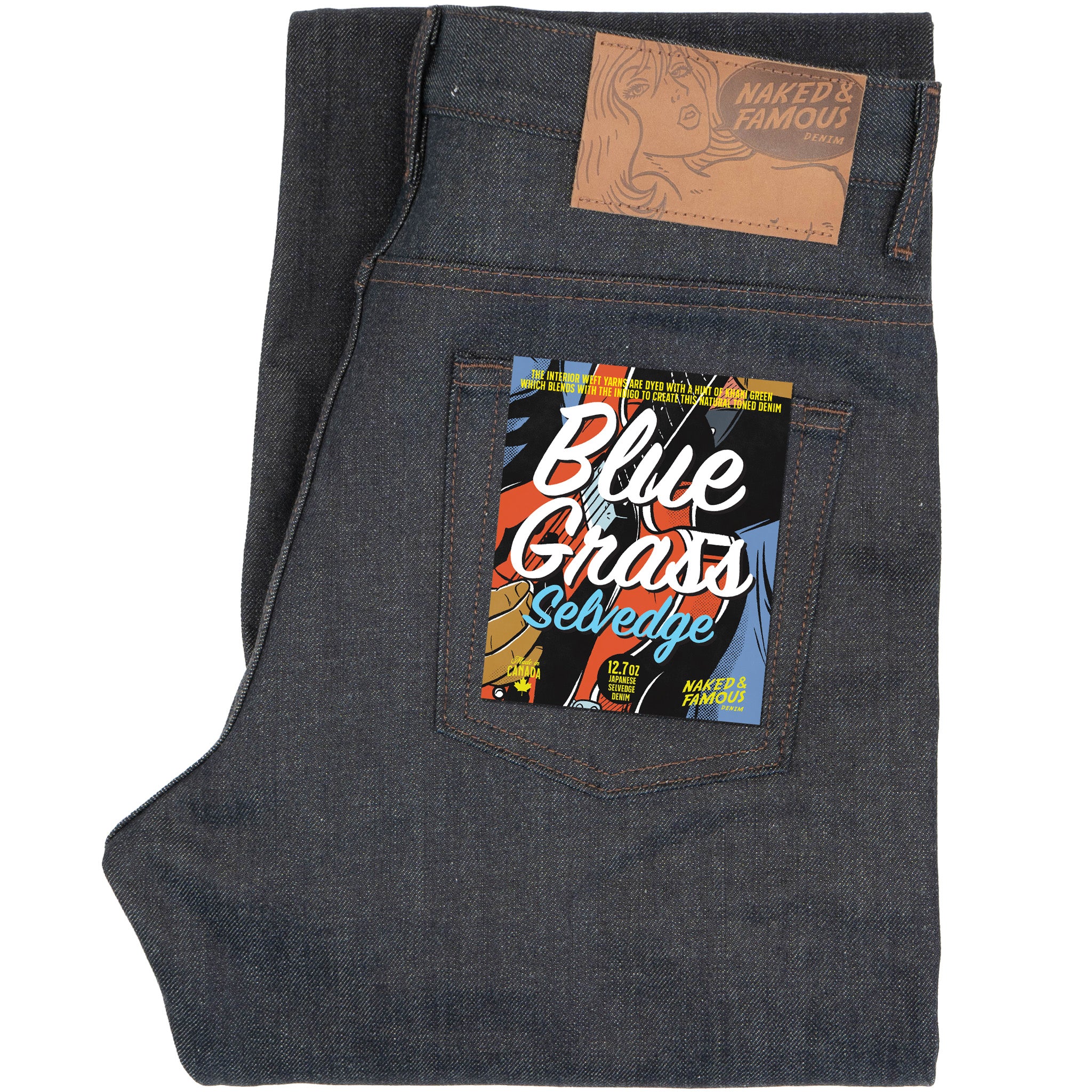 Groovy Guy - Blue Grass Selvedge
