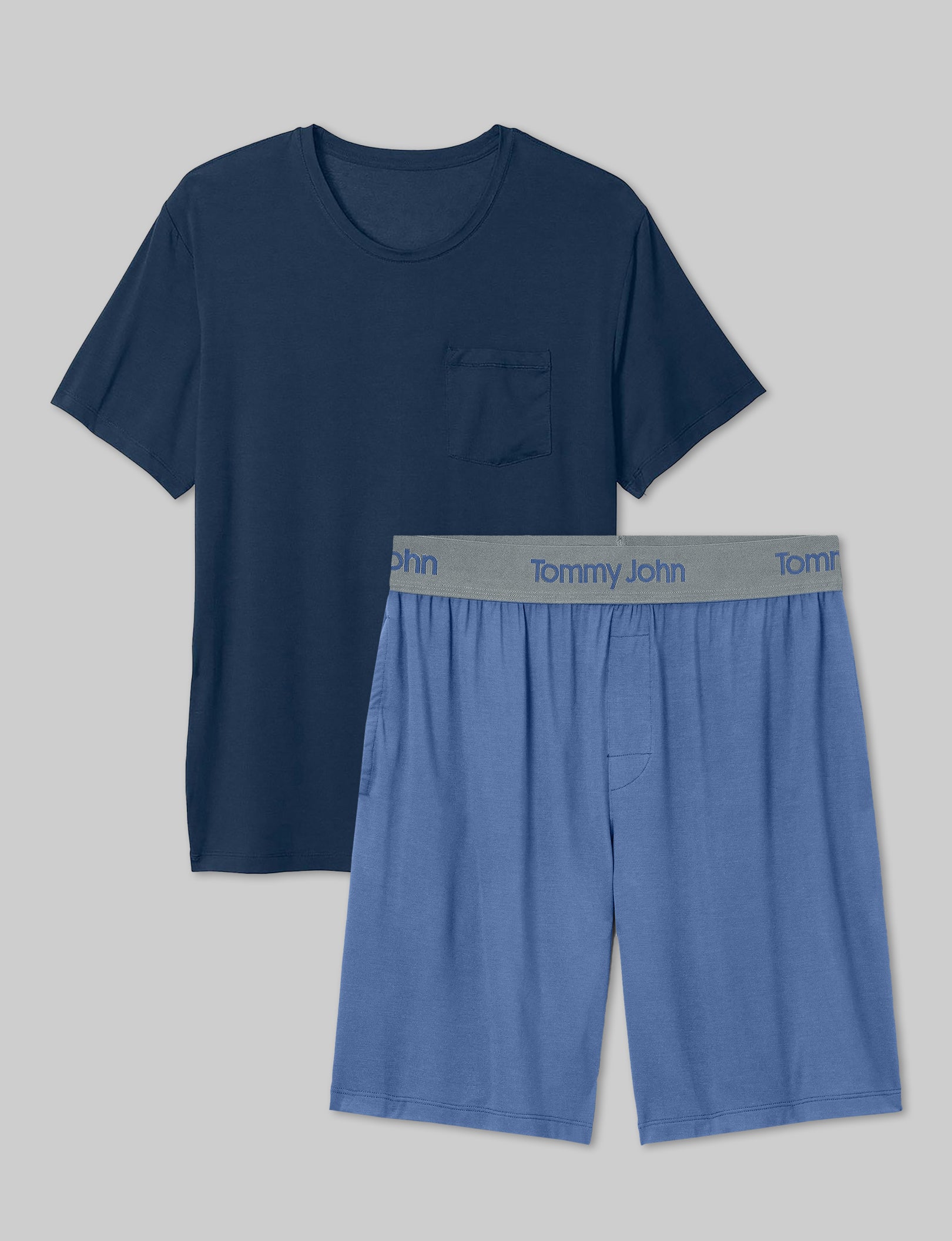 Image of Second Skin Sleep Pocket Tee & Short Set