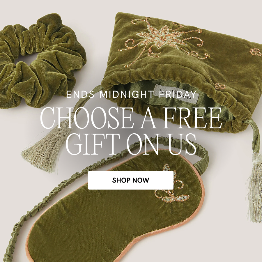 "ENDS MIDNIGHT FRIDAY Choose a FREE GIFT, on us SHOP WOMEN SHOP CHILDREN"