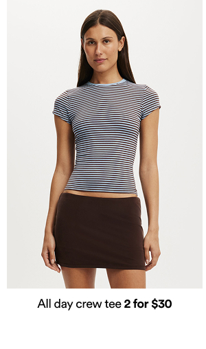 All day crew tee 2 for $30