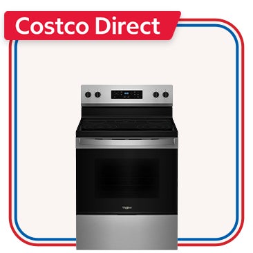 Whirlpool 5.3 cu. ft. Electric Freestanding Range with Steam Clean