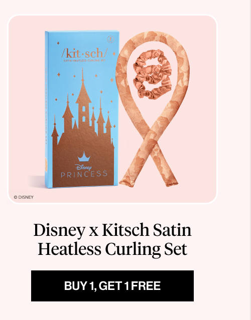 Disney x Kitsch Satin Heatless Curling Set