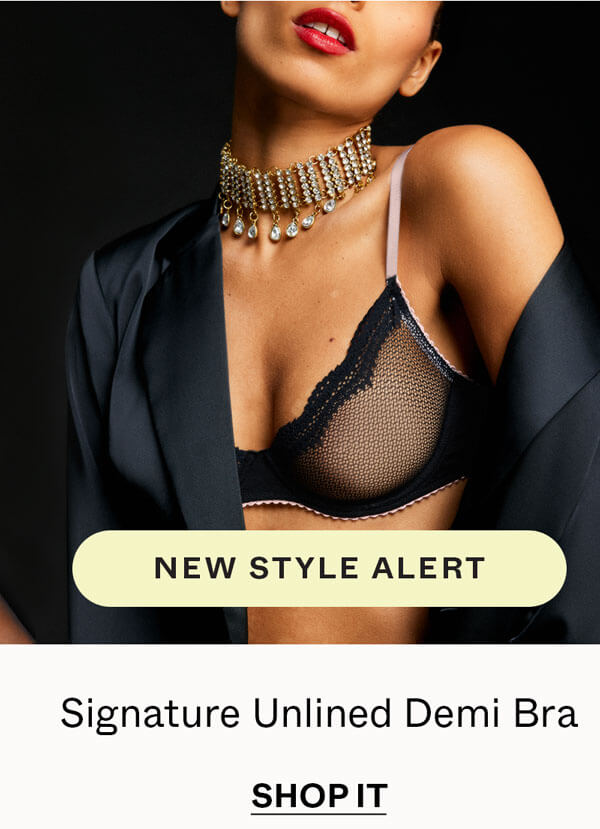 Signature Unlined Demi Bra