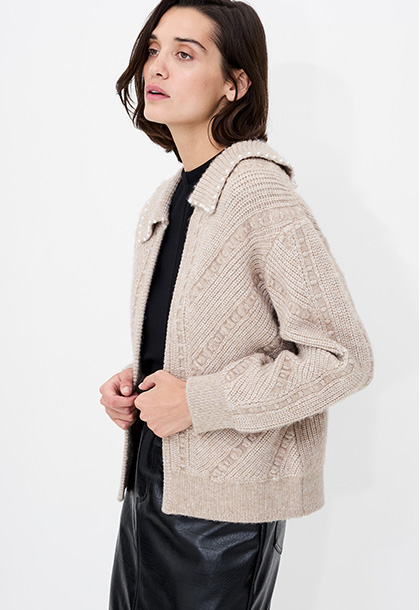 Kitty Pearl Long Sleeve Cardigan