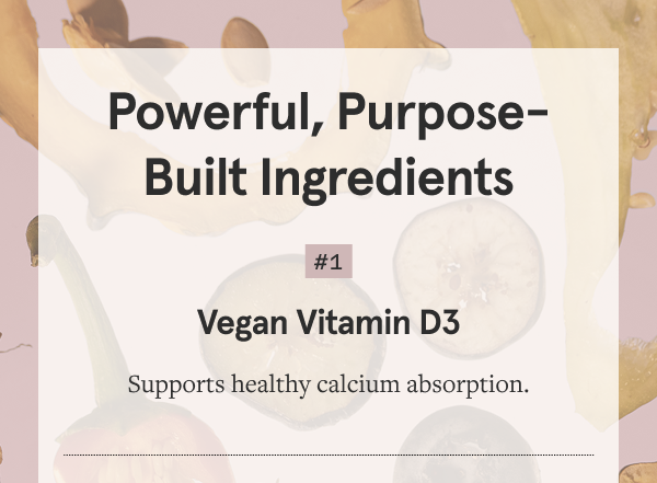 Powerful, Purpose-Built Ingredients