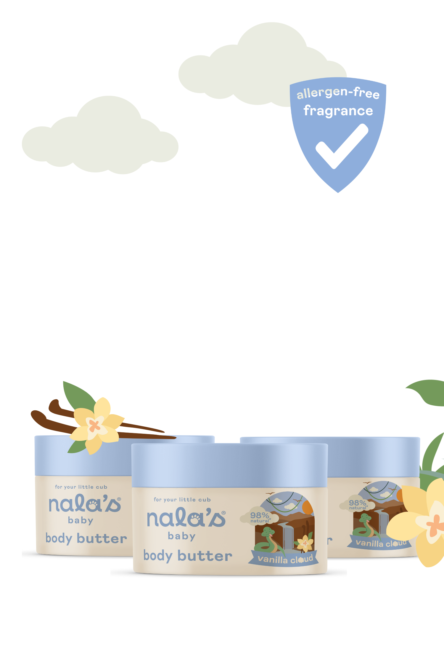Image of Vanilla Cloud Body Butter 200ml (x3)