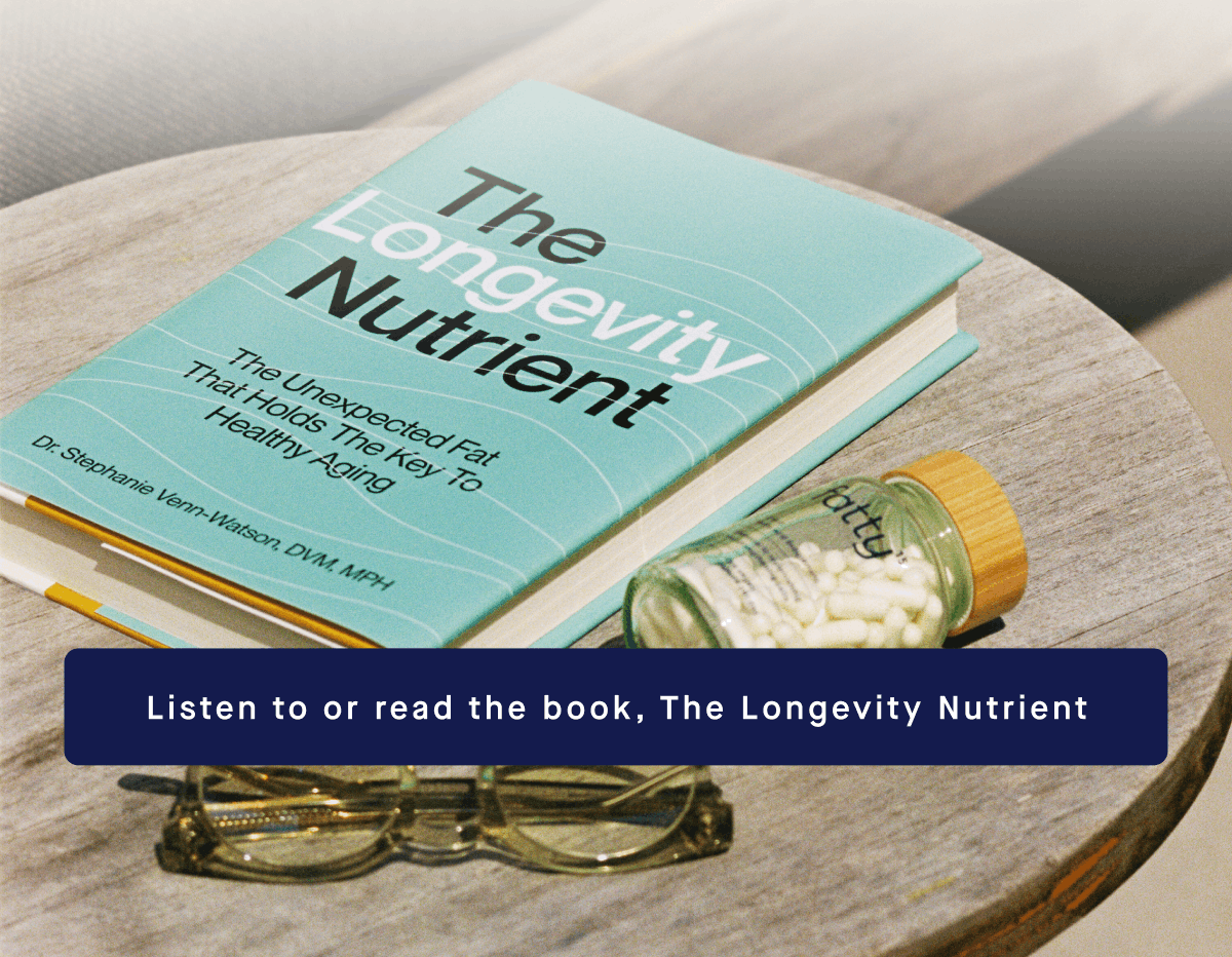 Listen to or read the book, The Longevity Nutrient