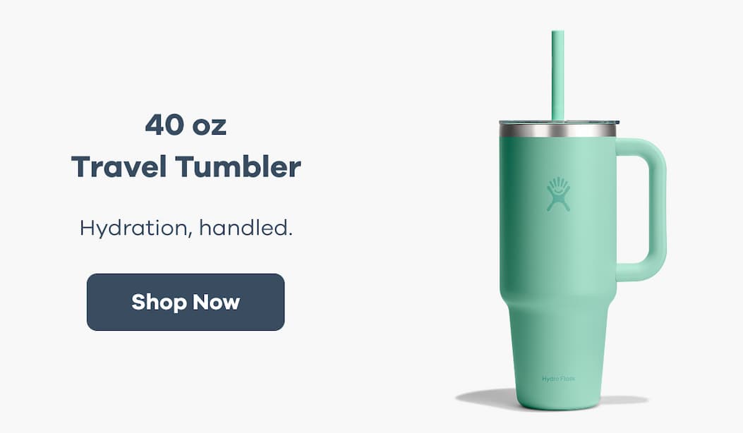 40 oz Travel Tumbler. Hydration, handled. | Shop Now