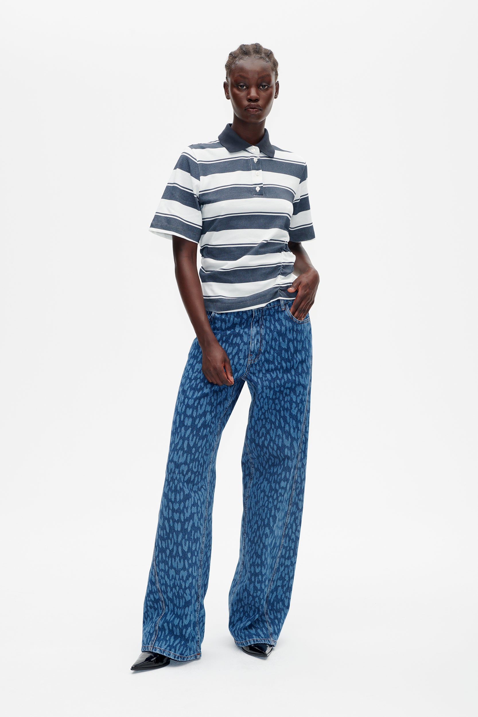 Image of JUDITE TOP | Baritone Blue Football