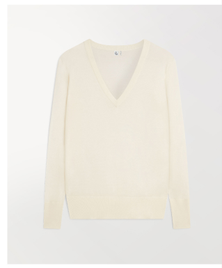 Superfine Merino V Neck Jumper