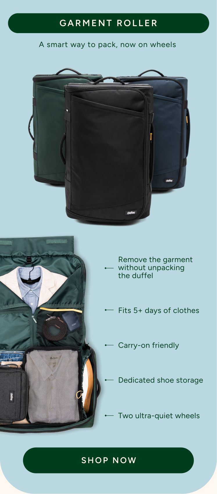 Carry-On Garment Roller