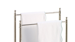 Maia Marble 2-Tiered Towel Holder