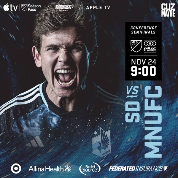 San Diego FC vs MNUFC | November 24, 2025 | 9:00pm | Snapdragon Stadium | Conference Semifinals