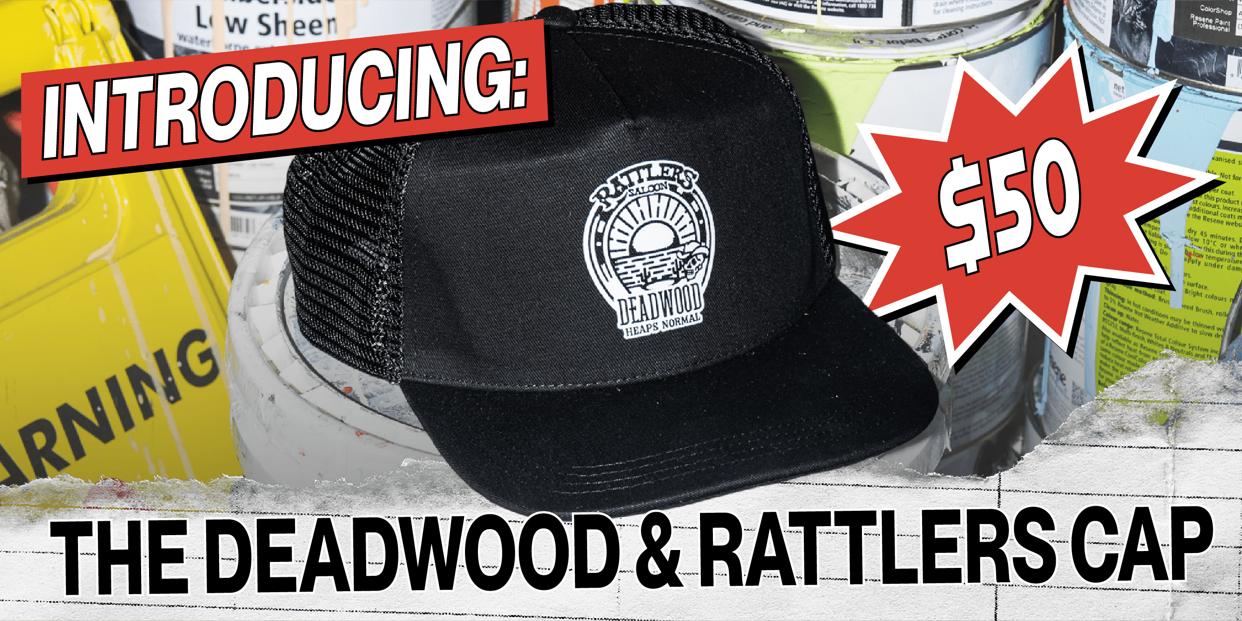 INTRODUCING: THE DEADWOOD & RATTLERS CAP