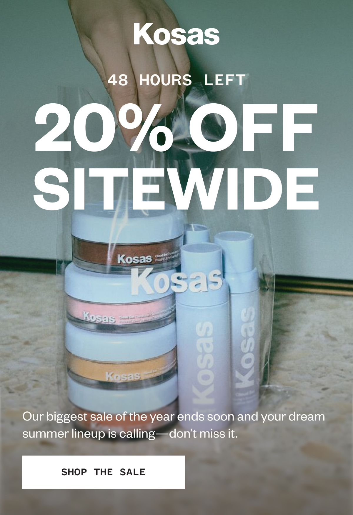 Our biggest sale of the year ends soon and your dream summer lineup is calling—don’t miss it.
