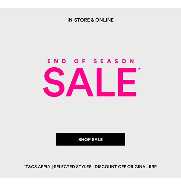 Shop Sale*
