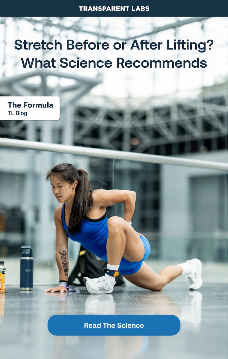 should you lift before or after your workout?