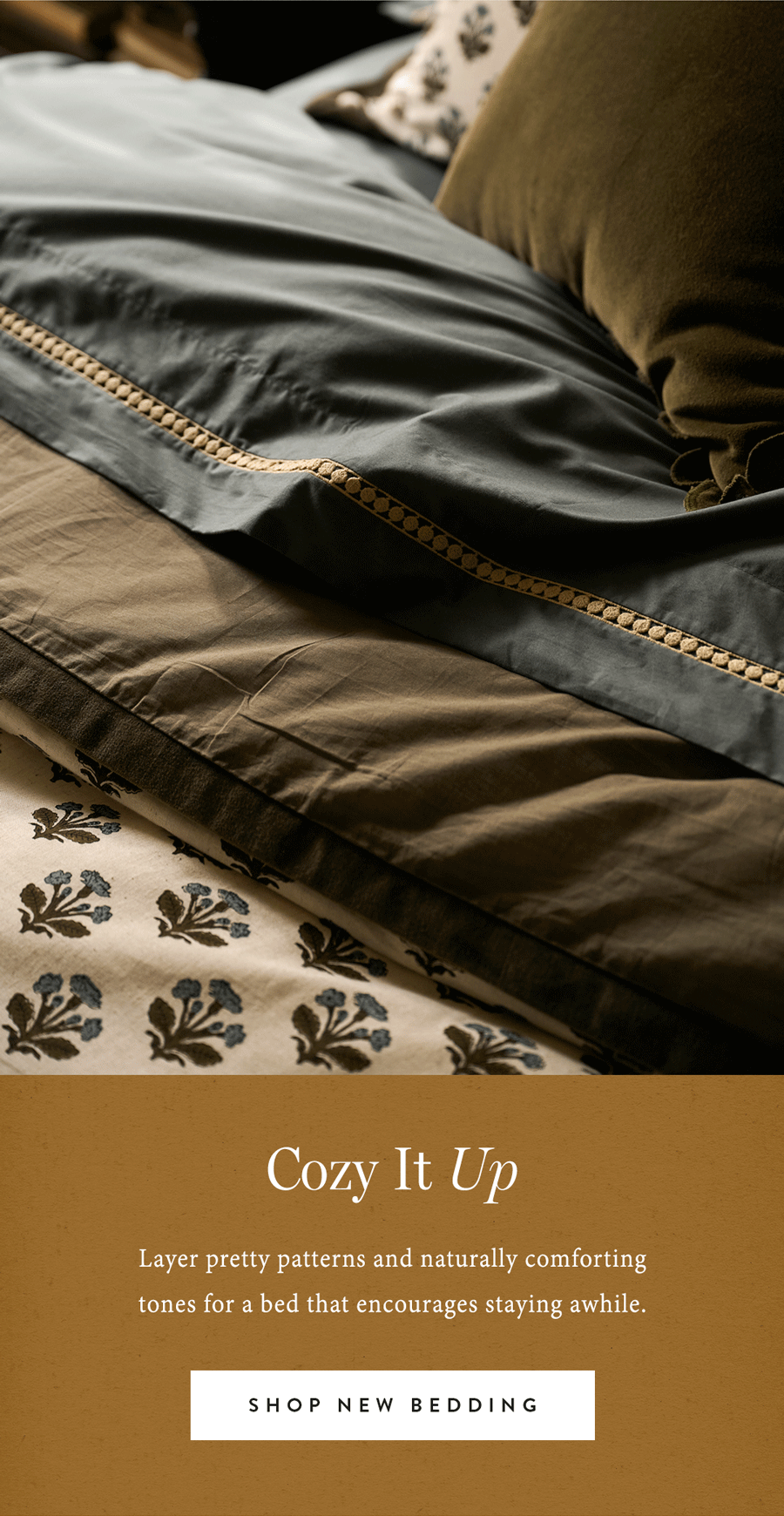 SHOP NEW BEDDING