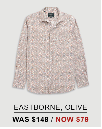 Shop Eastborne Sports Fit Shirt, Olive online and instore at Rodd & Gunn