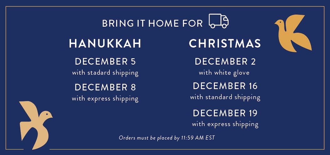 Bring it home for the Holidays