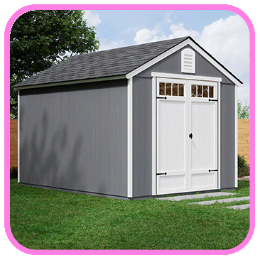 Yardline Everley Wood Shed, 8' x 10'