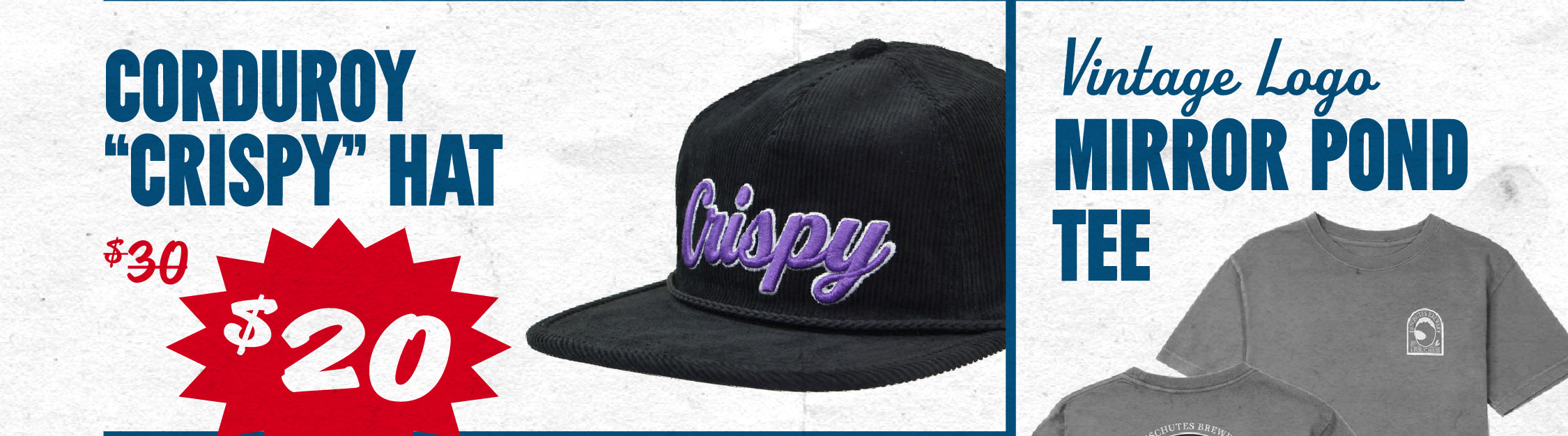 "Crispy" hat now $20