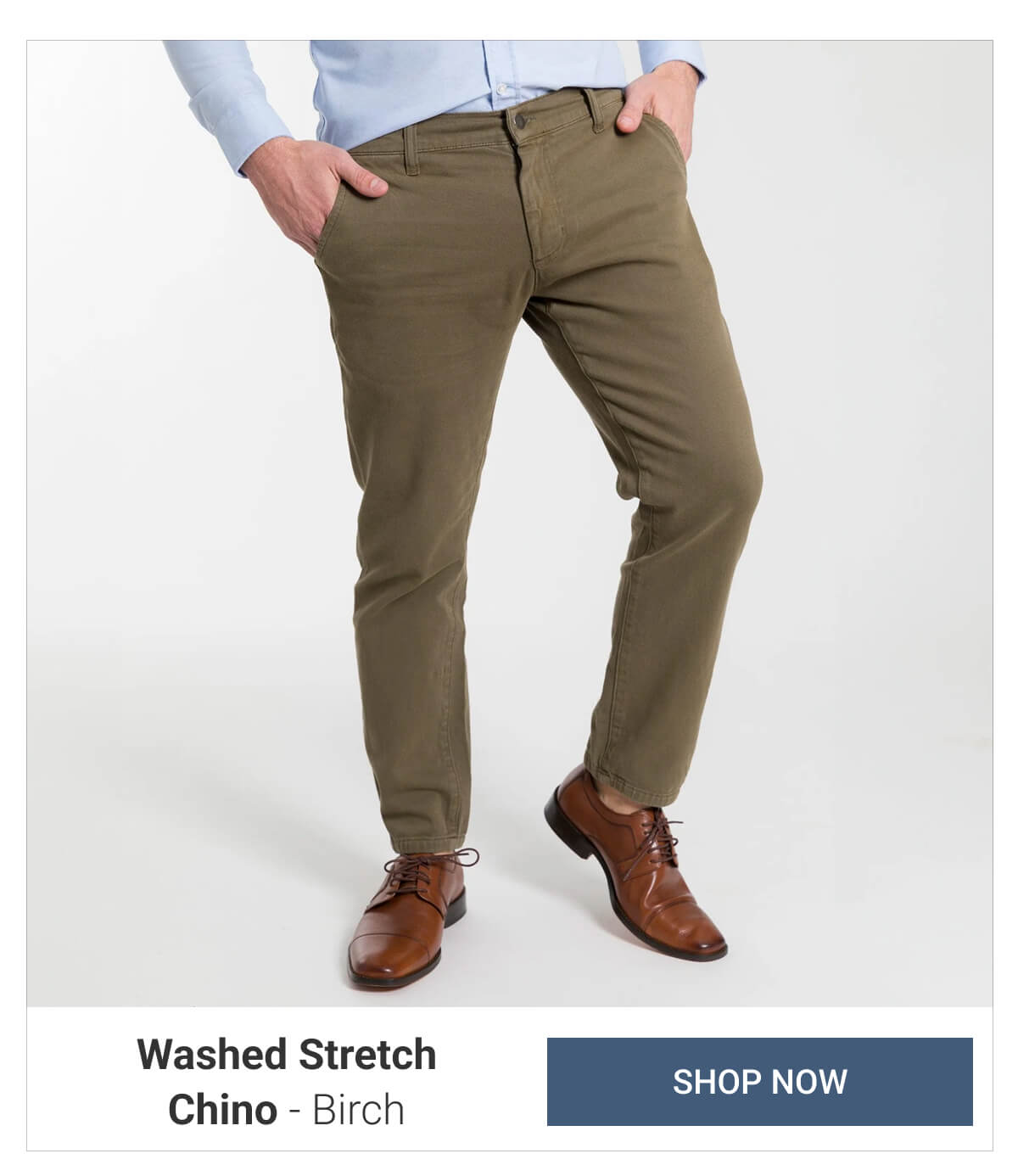 Birch Washed Stretch Chino