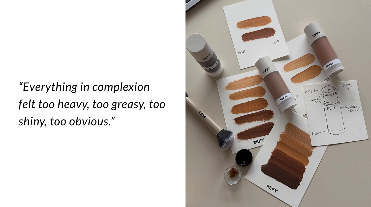Everything in complexion felt too heavy, too greasy, too shiny, too obvious.