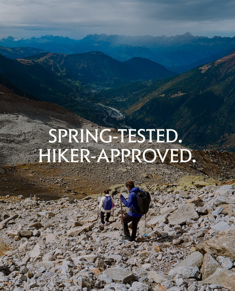 Spring-tested. Hiker-approved.