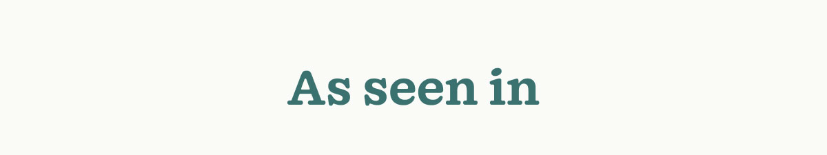 As seen in
