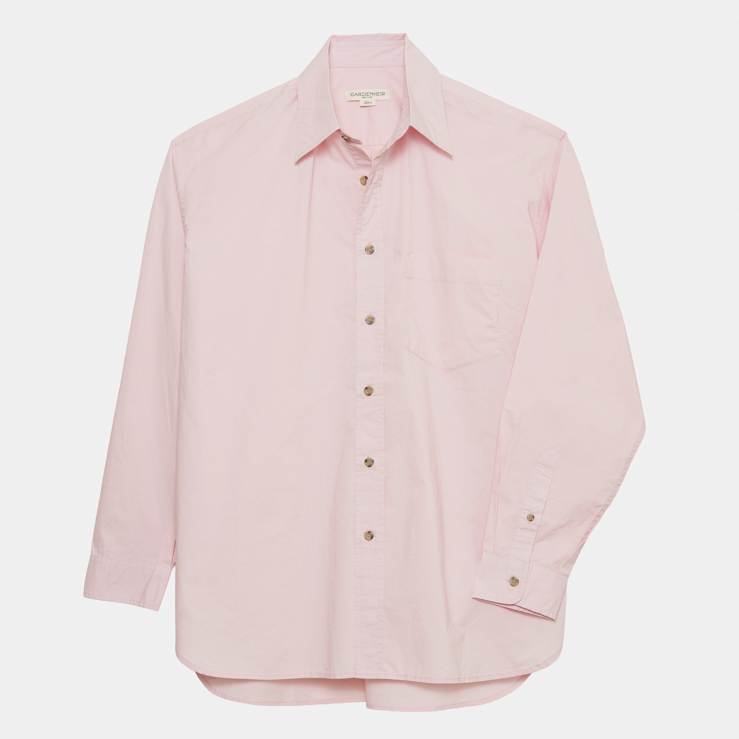 Image of Japanese Typewriter Cotton Gardening Chemise in Peony