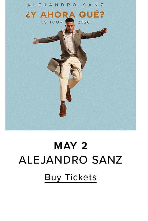 Alejandro Sanz | Buy Tickets
