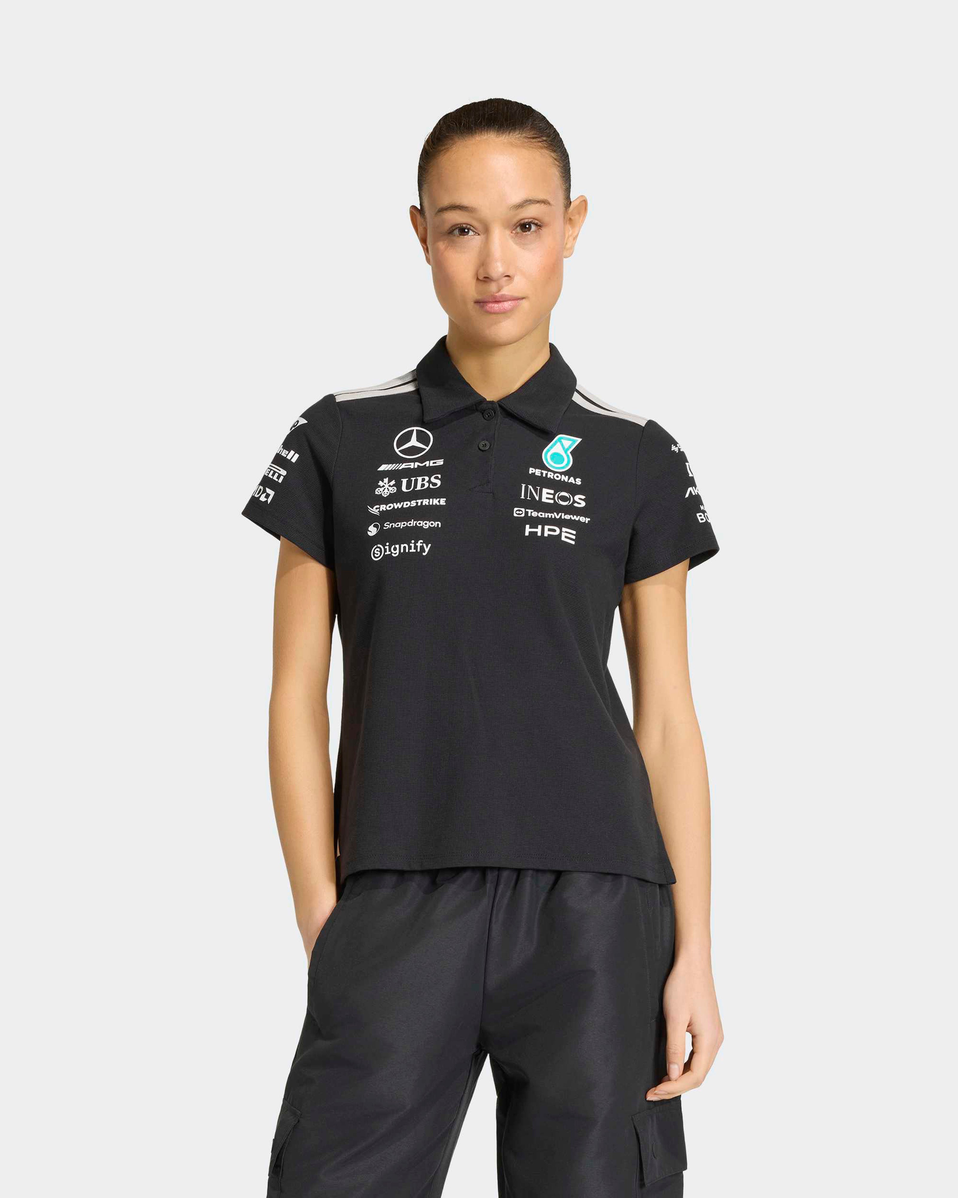 Image of Womens 2026 Team Polo Black