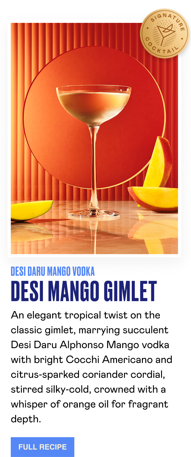Desi Mangi Gimlet Recipe